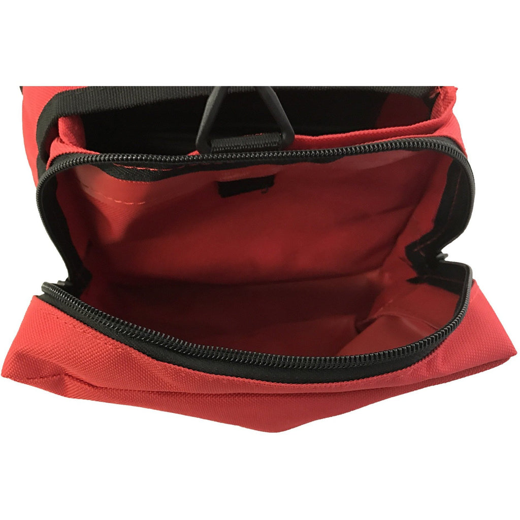 LINE2design First Aid Responder Emergency Star of Life Logo Medical EMS Bag with Zippered Pockets & Shoulder Straps - LINE2EMS - Medical Equipment Kit