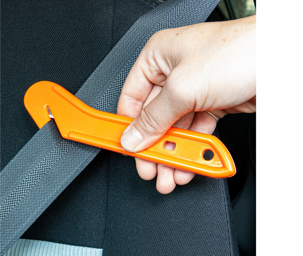 LINE2design Emergency Rescue Firefighter EMT Lightweight Seat Belt Cutter with Built In O2 Wrench