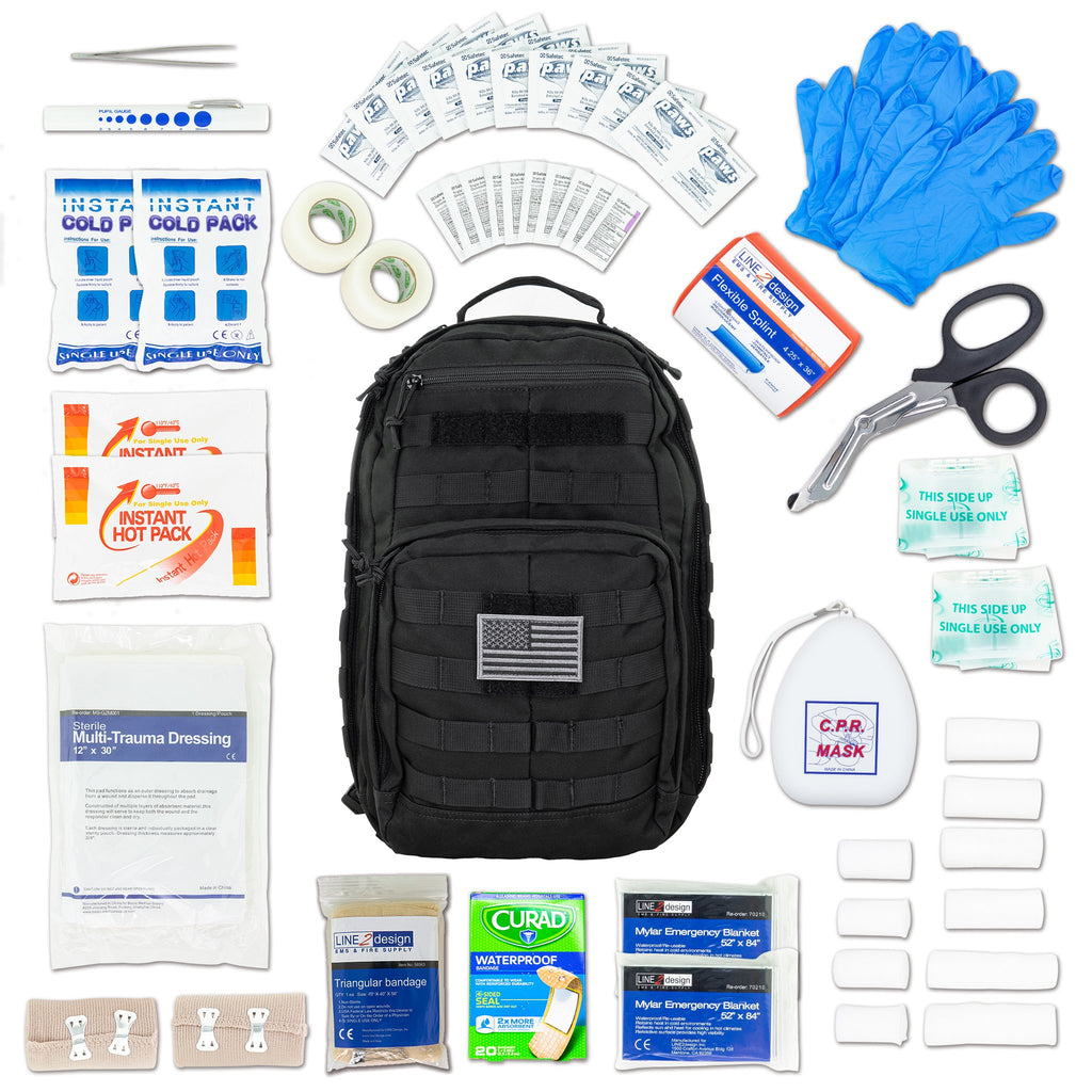 LINE2design Tactical Backpack Kit IFAK First Aid Bleed KIT