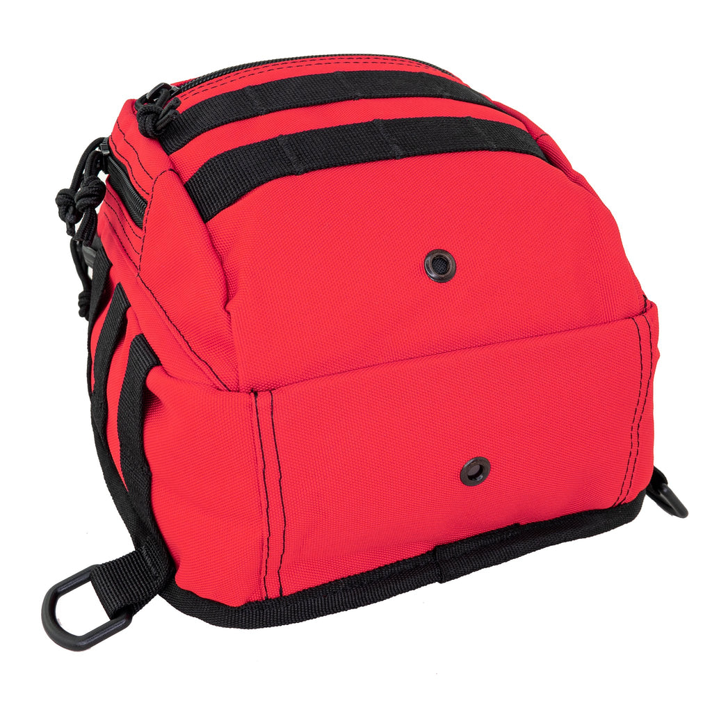 LINE2design Sling Backpack, Bleeding Control Sling Bag, Over The Shoulder Sling Backpack, MOLLE Bag for First Aid Day Pack - Red