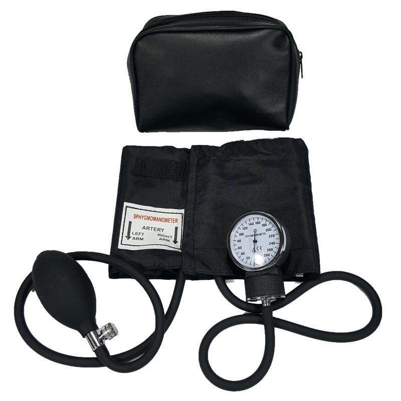 LINE2design Deluxe Blood Pressure (BP) Cuffs Aneroid Sphygmomanometer with Carrying Case - Black - LINE2EMS - Blood Pressure Cuffs