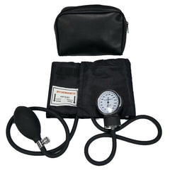 LINE2design Deluxe Blood Pressure (BP) Cuffs Aneroid Sphygmomanometer with Carrying Case - Black - LINE2EMS - Blood Pressure Cuffs
