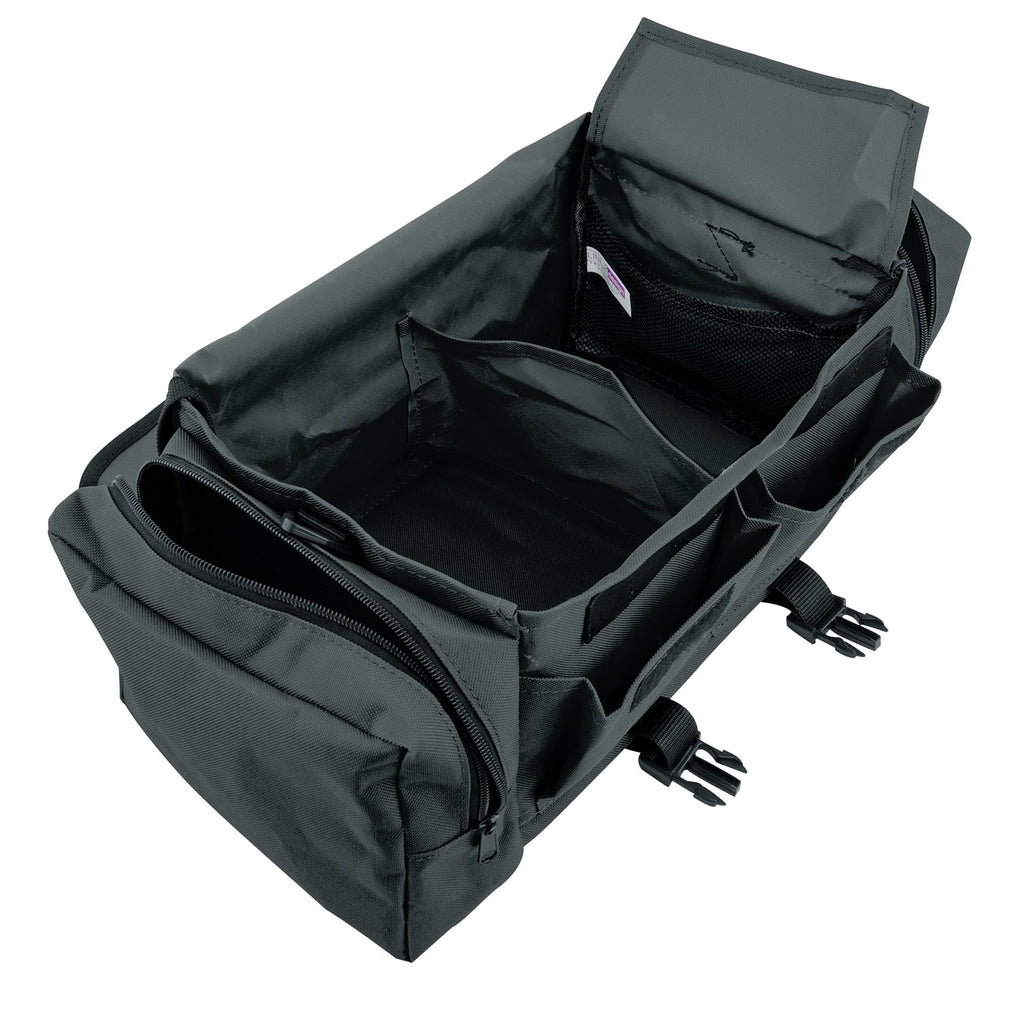 LINE2design First Aid Responder Emergency Star of Life Logo Medical EMS Bag with Zippered Pockets & Shoulder Straps