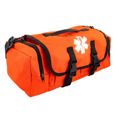 LINE2design First Aid Responder Emergency Star of Life Logo Medical EMS Bag with Zippered Pockets & Shoulder Straps