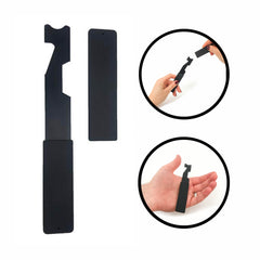 LINE2design Firefighter Shove Knife Lightweight Emergency EMS Public Safety Tool with Black Protective Cover - LINE2EMS - Shove Knife