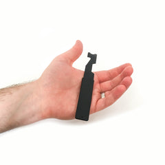 LINE2design Firefighter Shove Knife Lightweight Emergency EMS Public Safety Tool with Black Protective Cover - LINE2EMS - Shove Knife